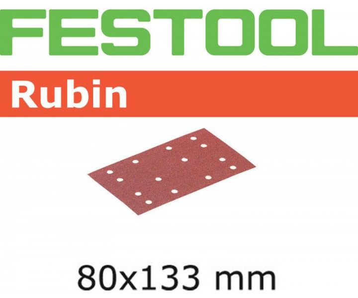 Фото Материал шлифовальный Festool Rubin II P 100, компл. из 10 шт. STF 80X133 P100 RU2/10 в интернет-магазине ToolHaus.ru